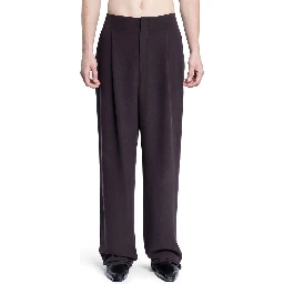 Brown Silk Dress Pants