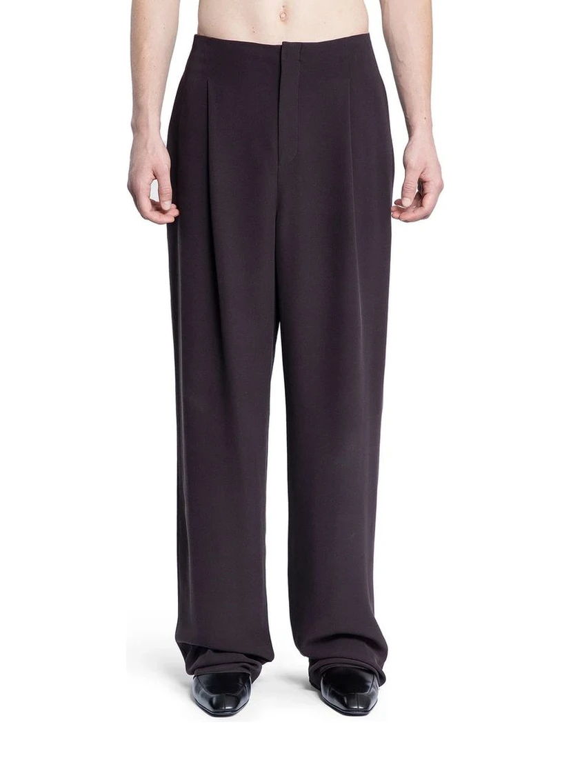 Brown Silk Dress Pants
