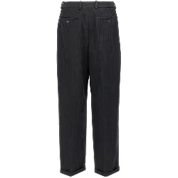 Black Cashmere Casual Pants