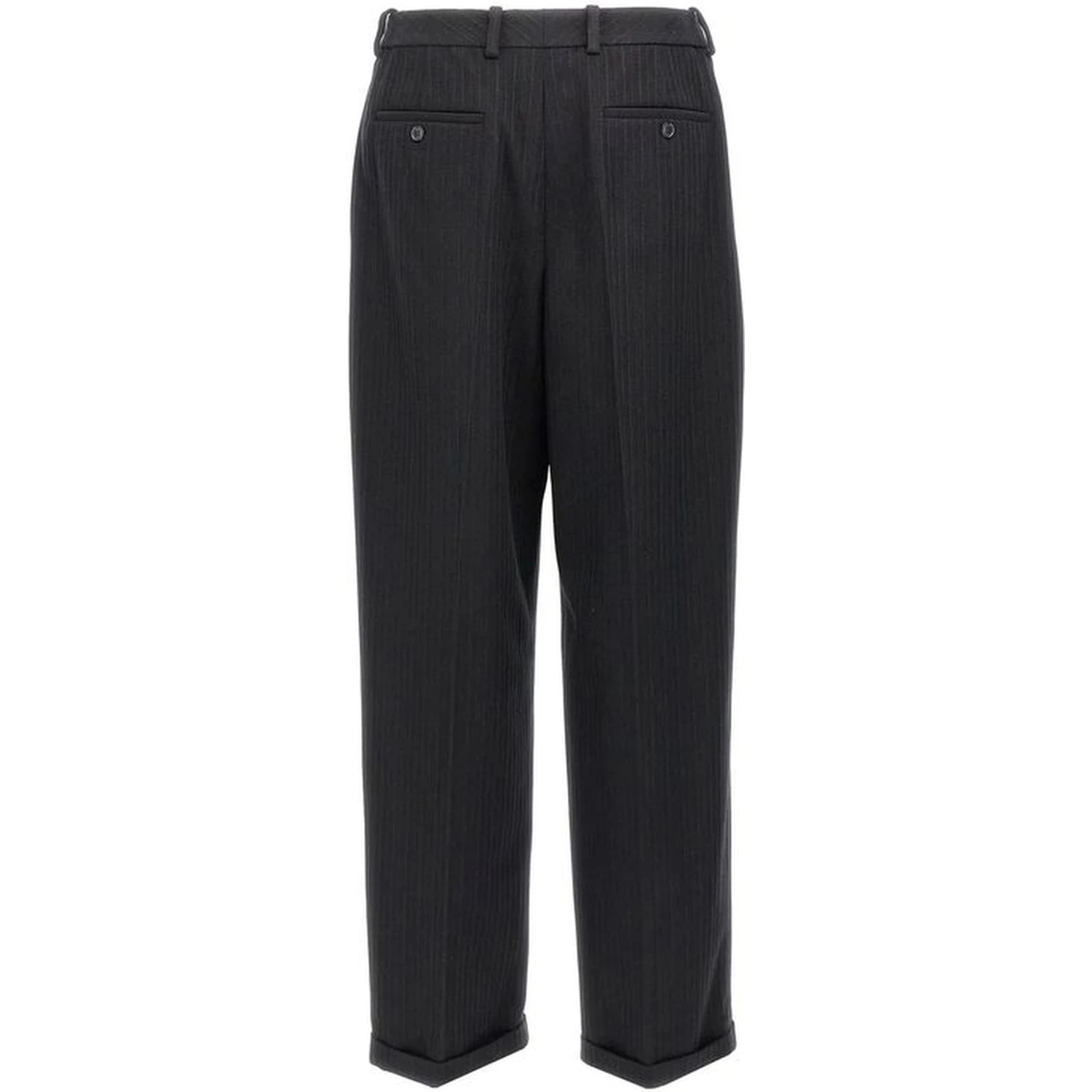 Black Cashmere Casual Pants