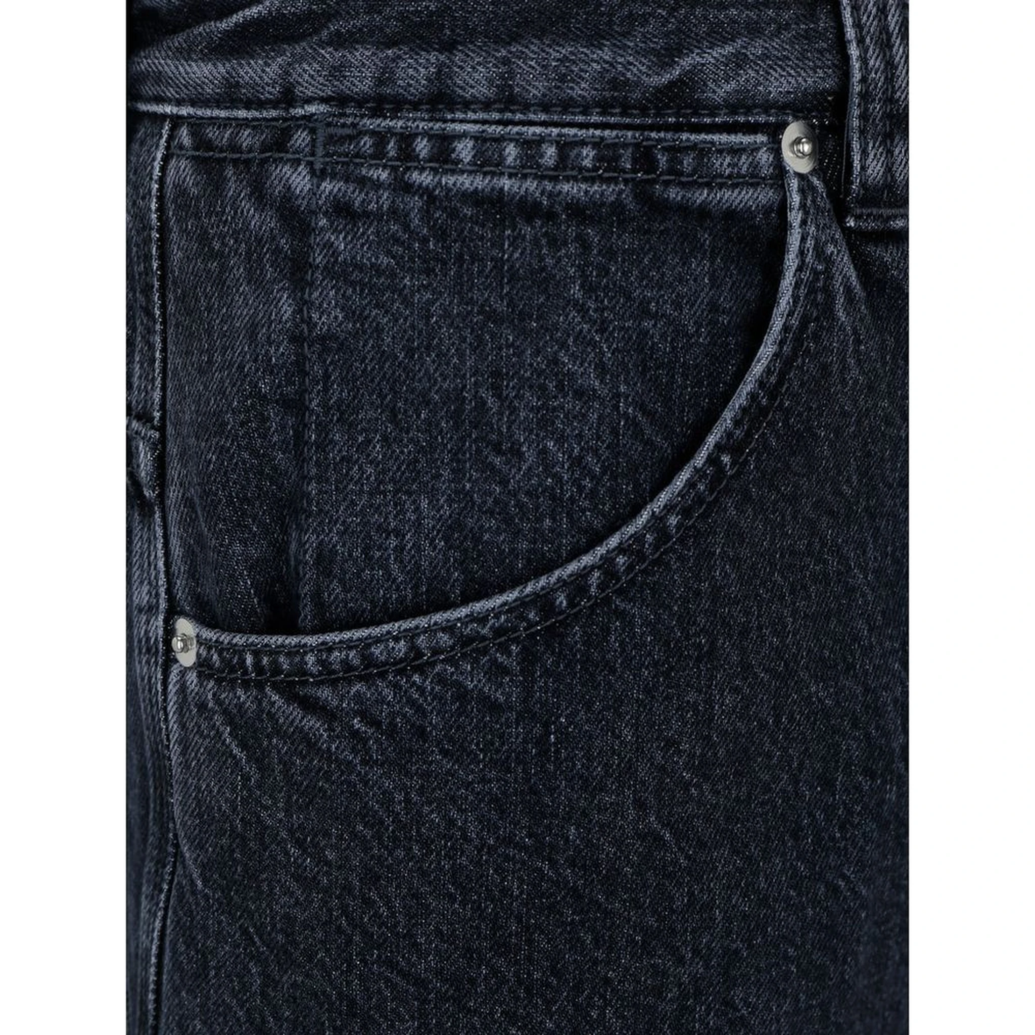 Black Cotton Jeans Denim