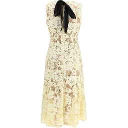 Bicolor Polyester Casual Dress