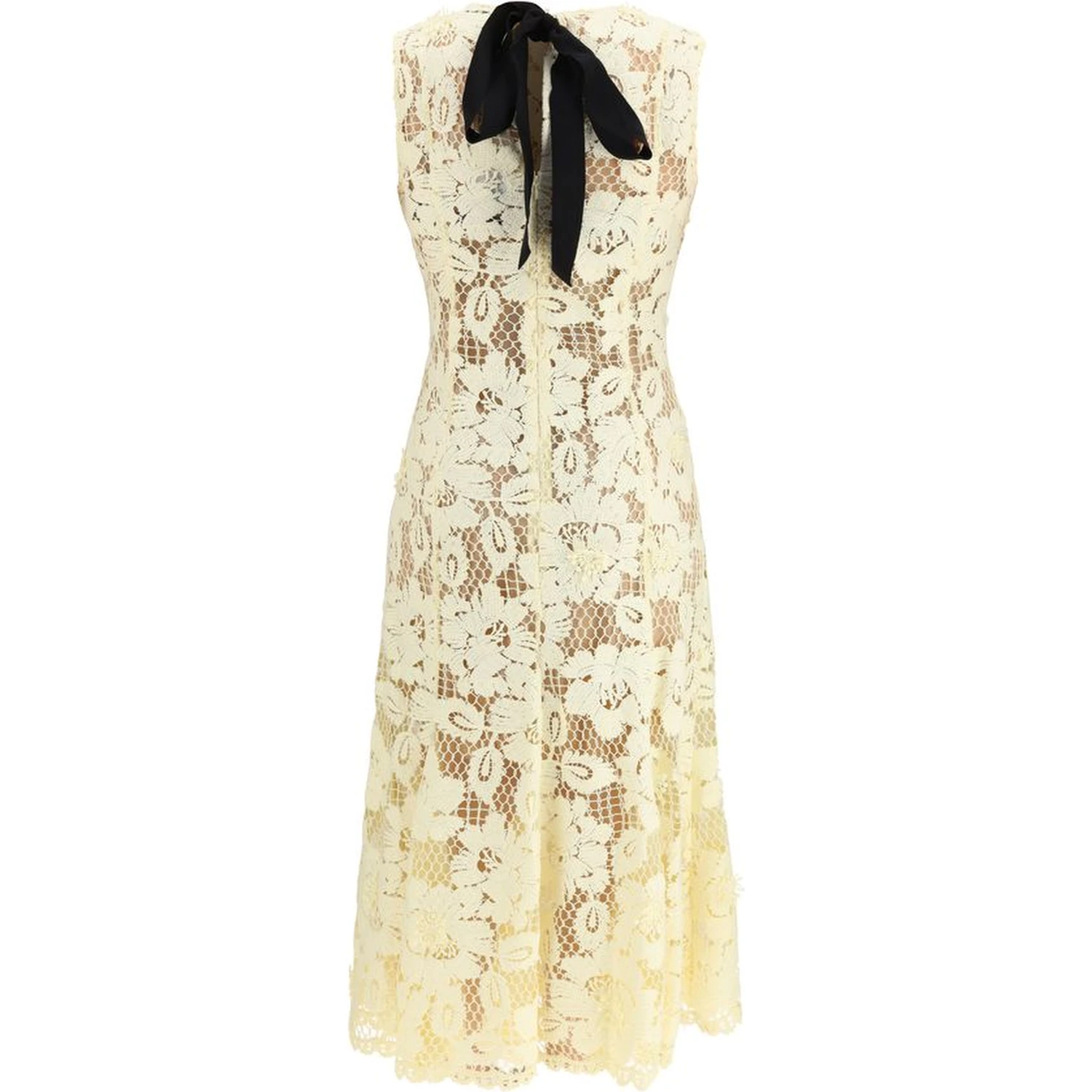 Bicolor Polyester Casual Dress