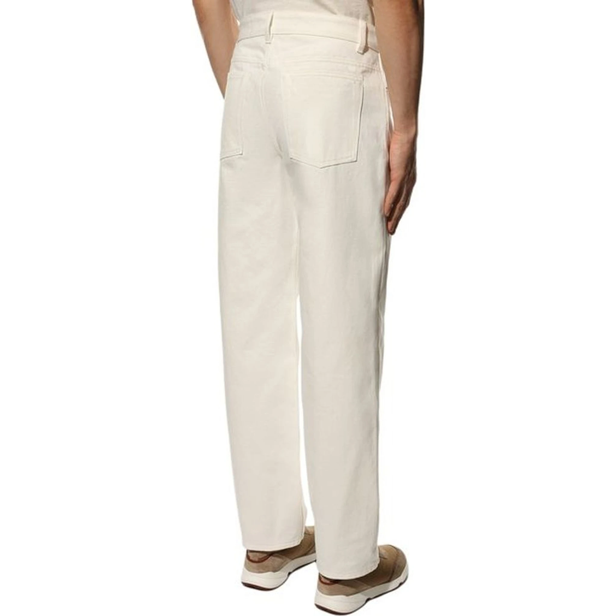 White Cotton Jeans Denim