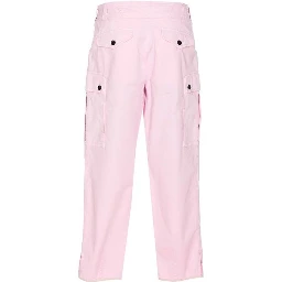 Multicolor Cotton Cargo Pants