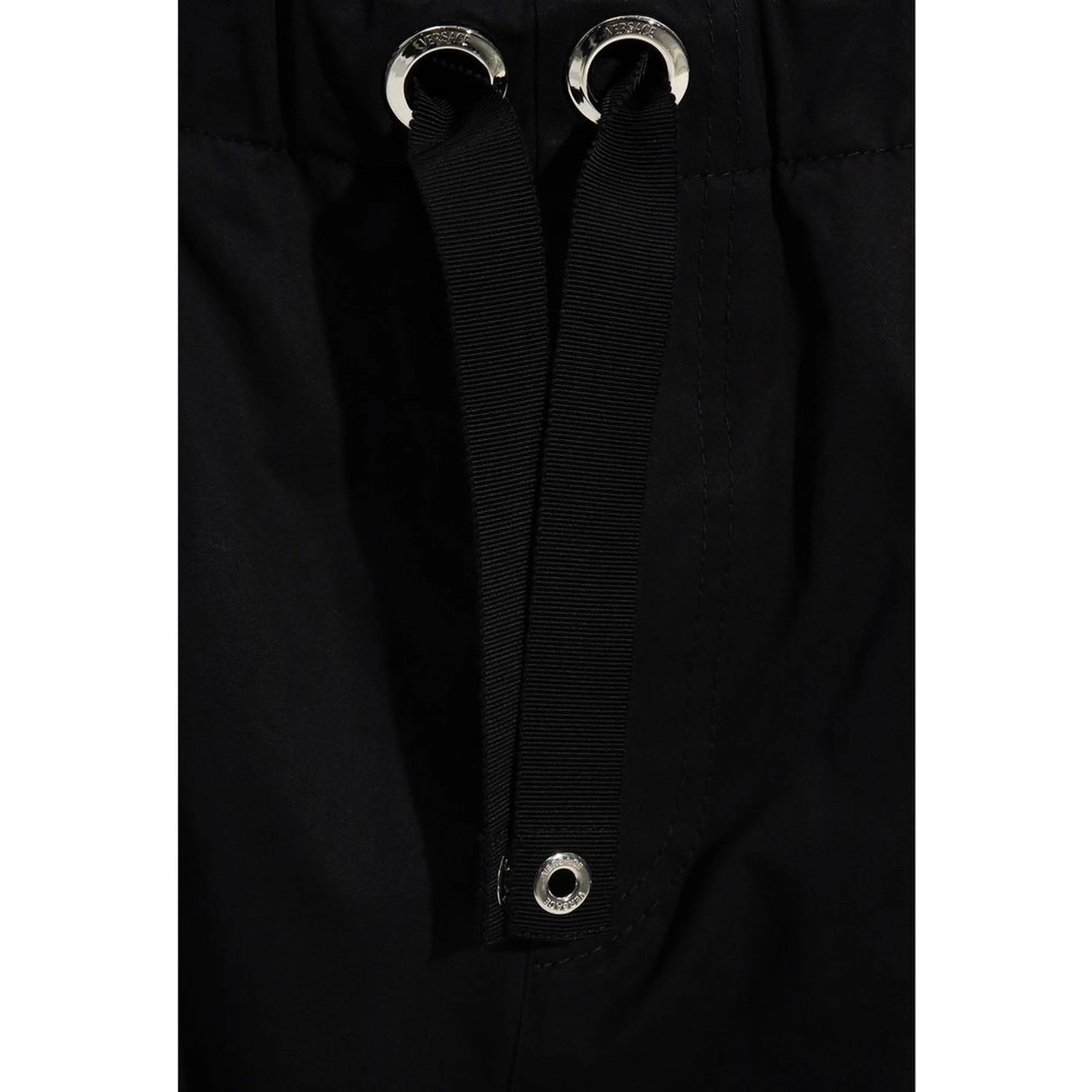 Black Cotton Casual Pants