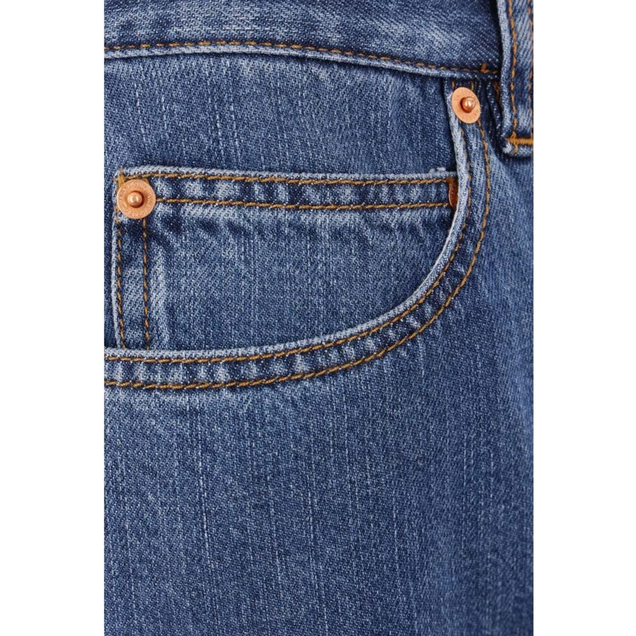 Blue Cotton Jeans Denim