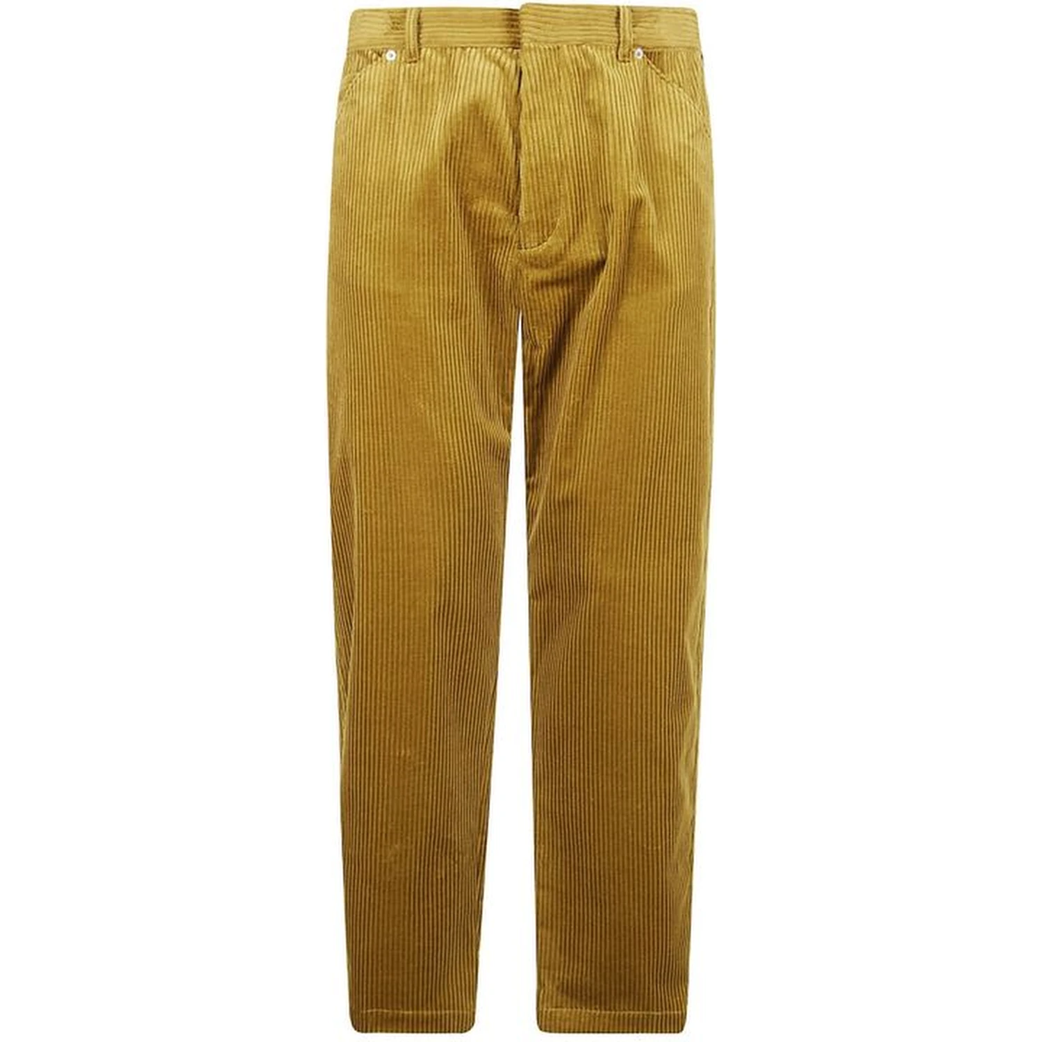 Bicolor Cotton Casual Pants
