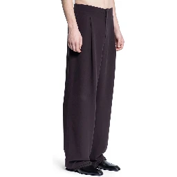 Brown Silk Dress Pants