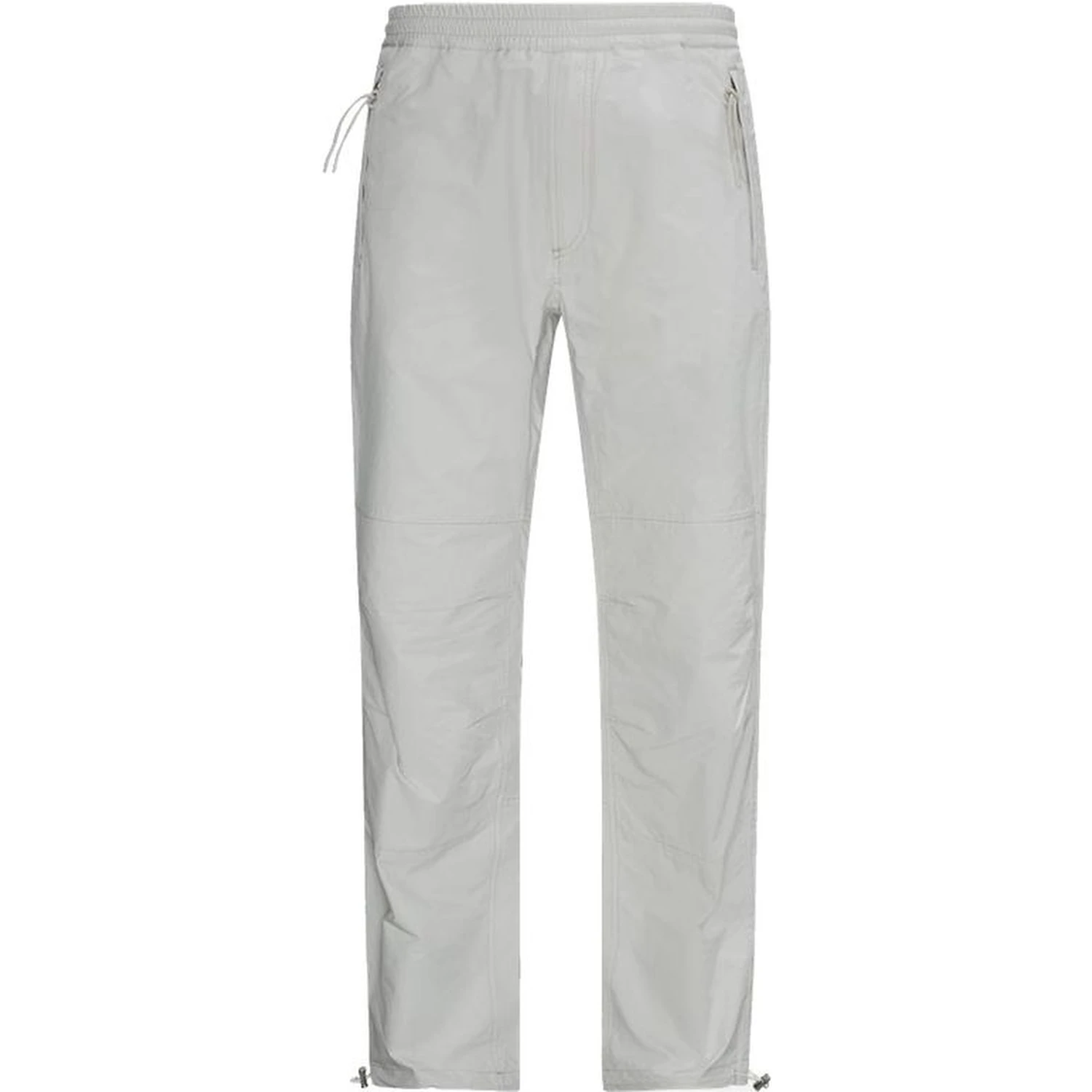 Gray Polyester Athletic Pants