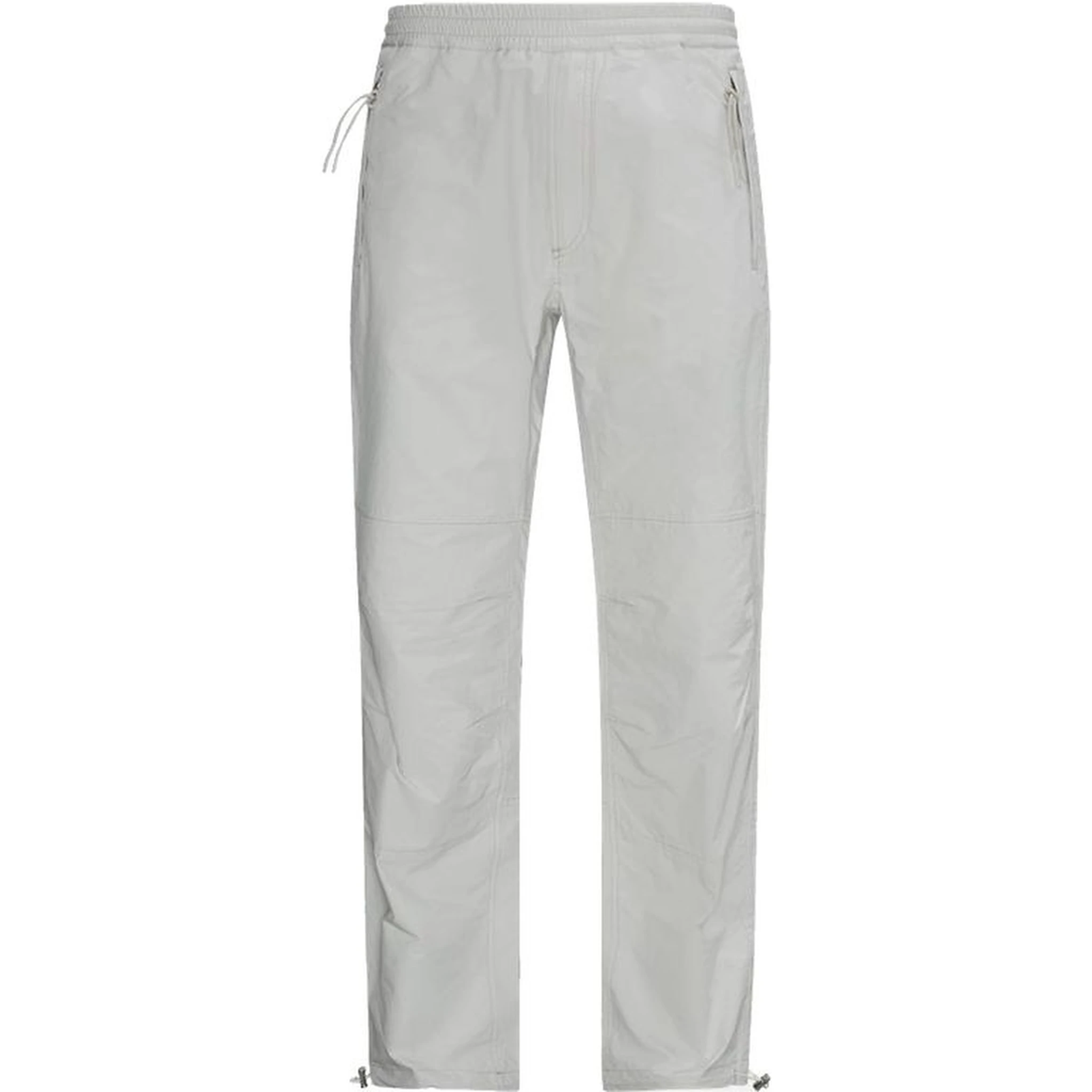 Gray Polyester Athletic Pants