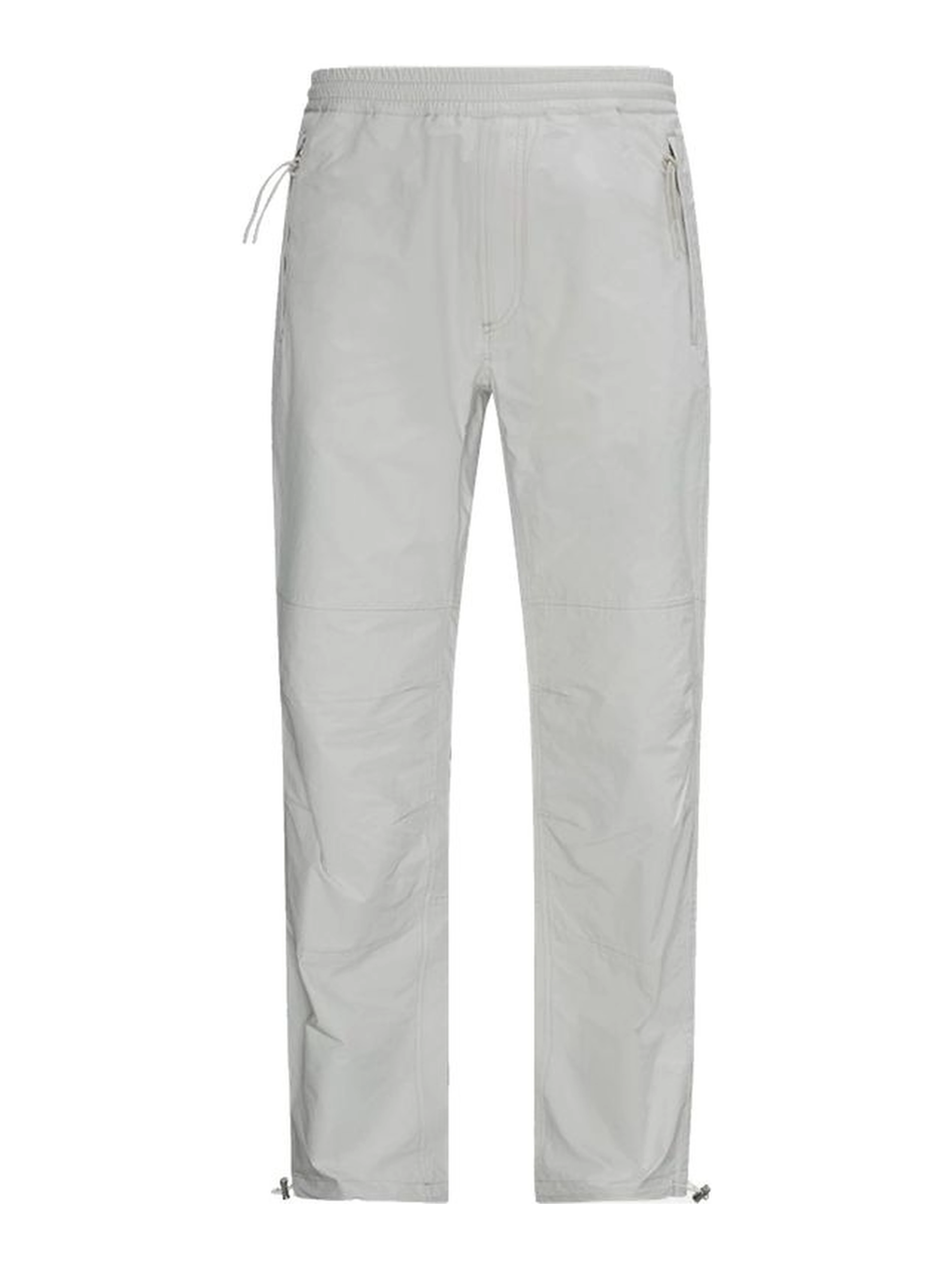 Gray Polyester Athletic Pants