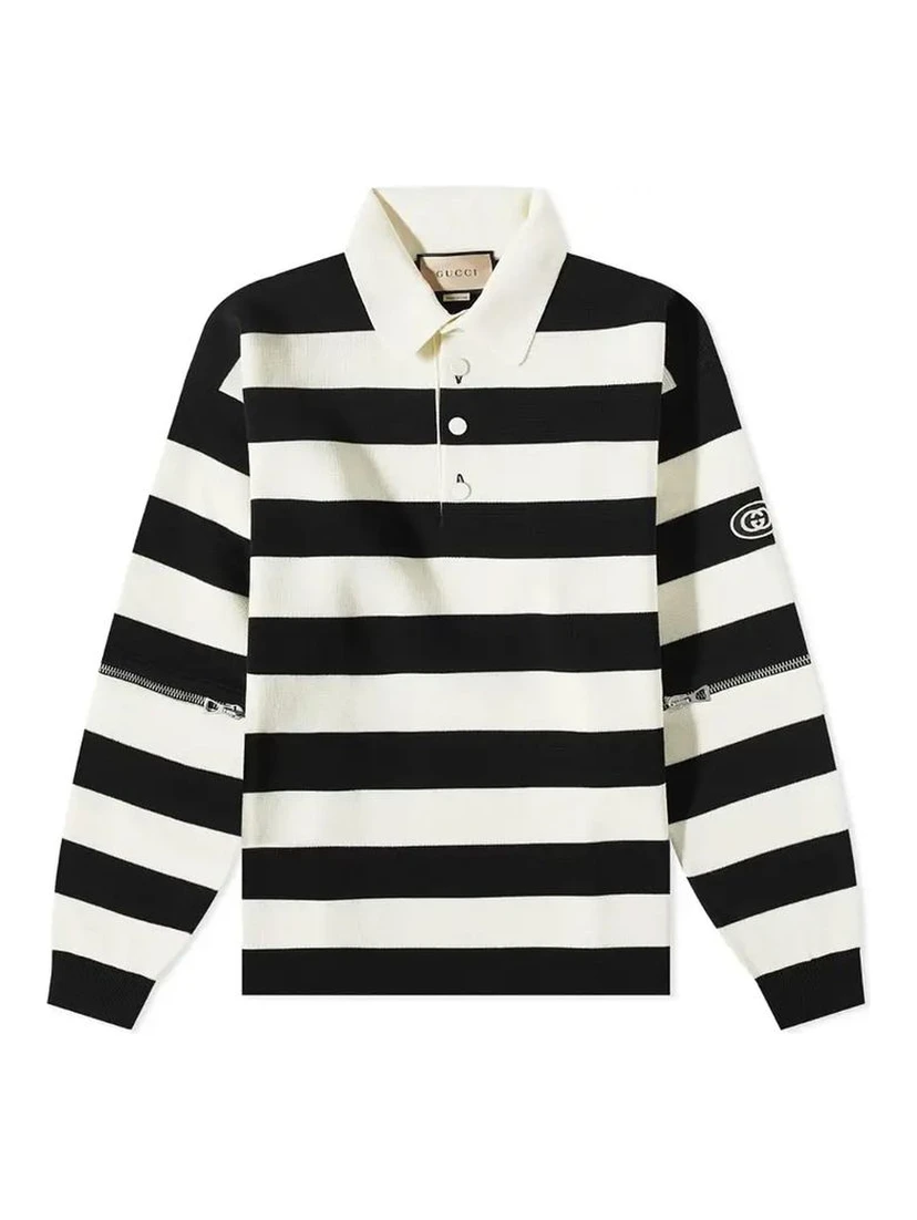 White Cotton Polo Shirt