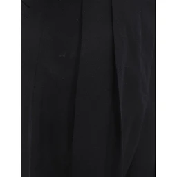Black Silk Casual Pants