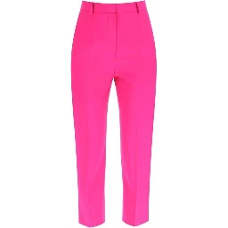 Multicolor Wool Cropped Pants