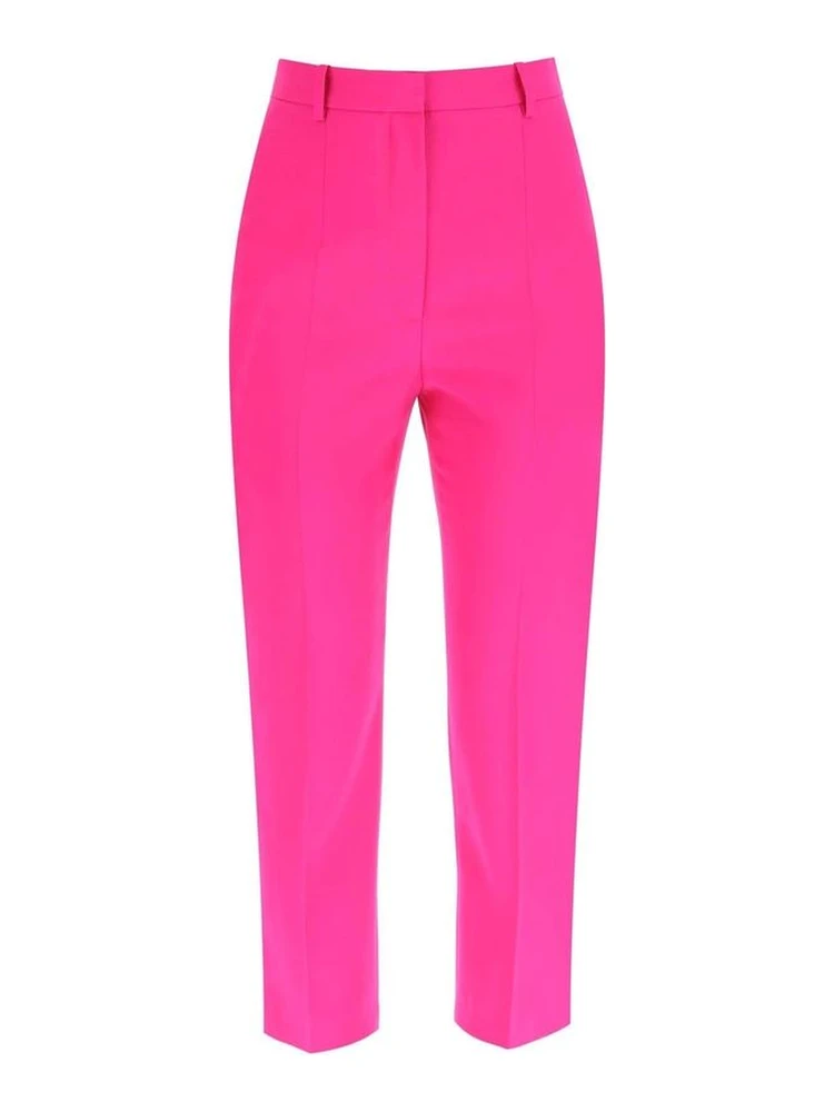Multicolor Wool Cropped Pants