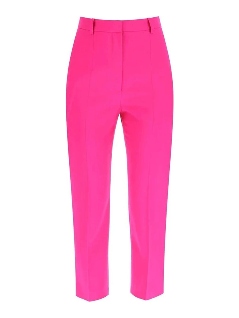 Multicolor Wool Cropped Pants