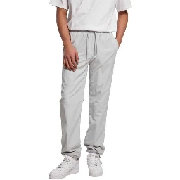 Gray Polyester Athletic Pants