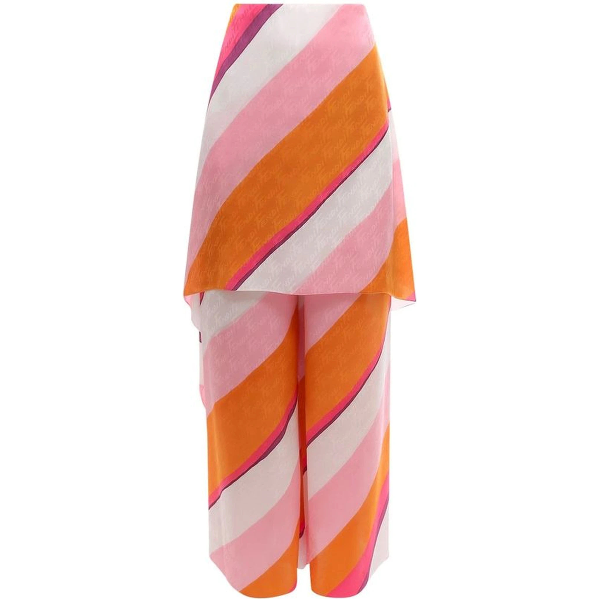 Multicolor Silk Pants