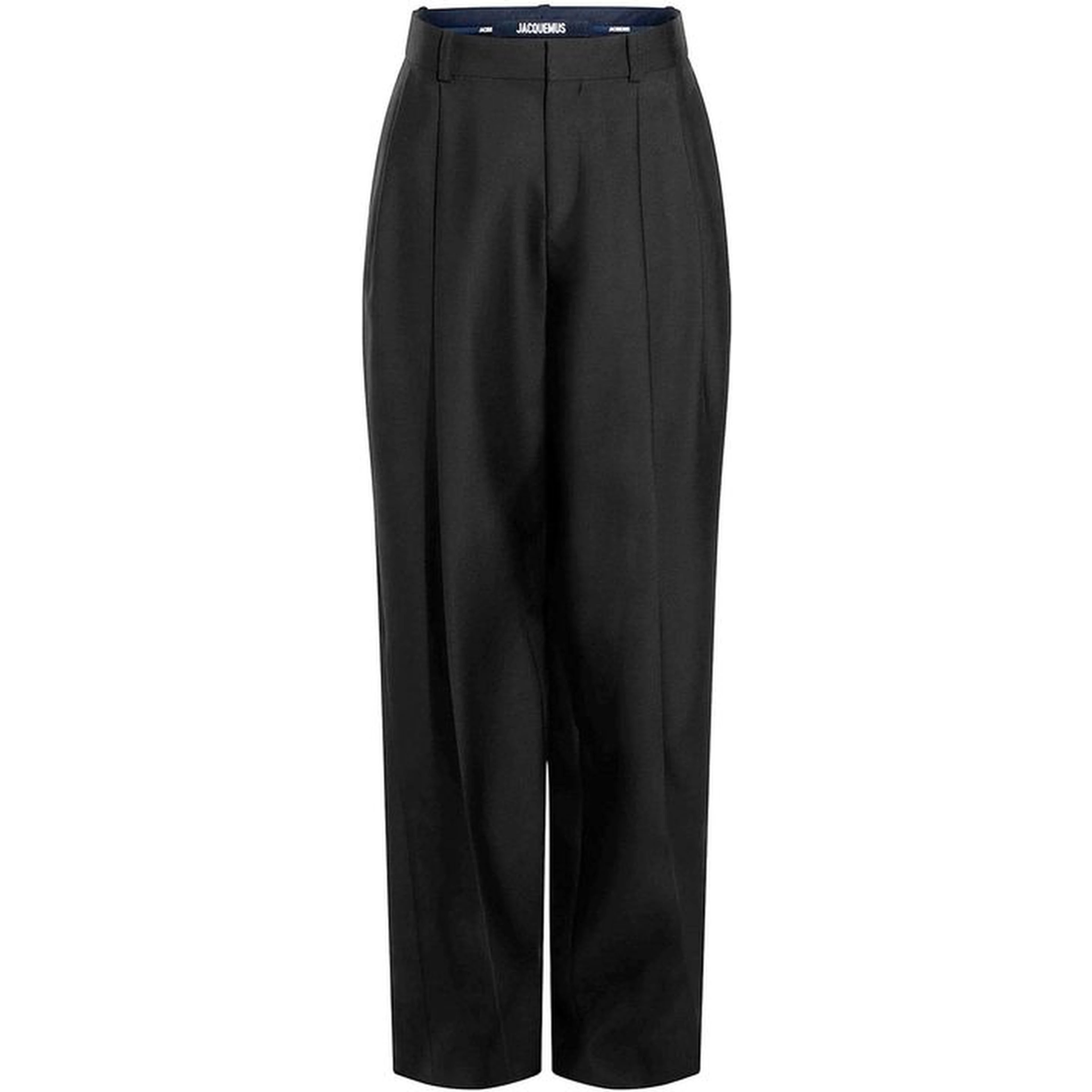 Black Silk Flared Pants