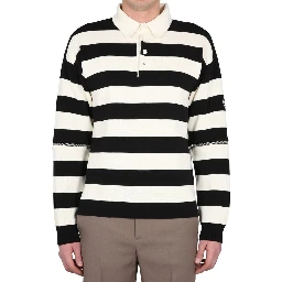 White Cotton Polo Shirt