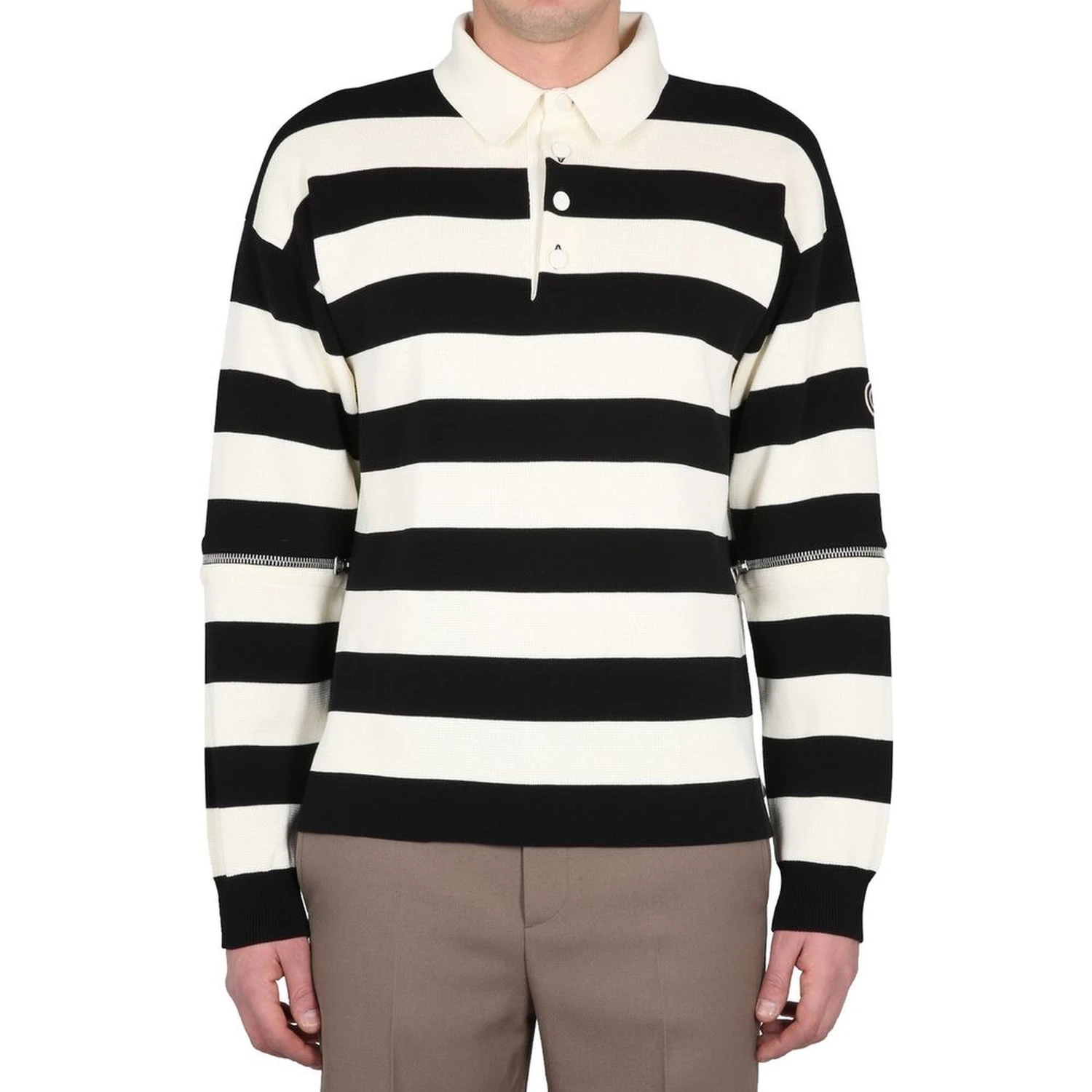 White Cotton Polo Shirt