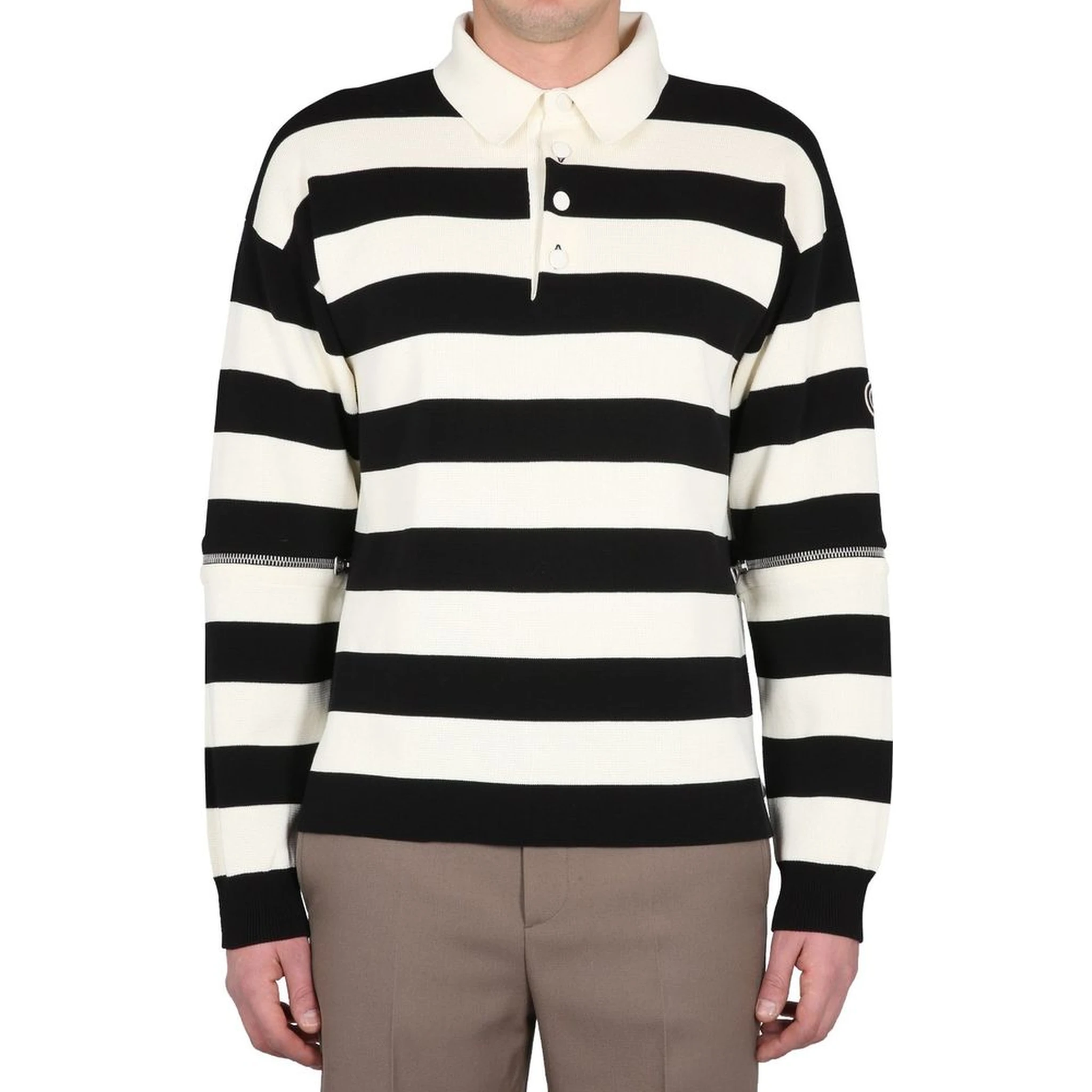 White Cotton Polo Shirt