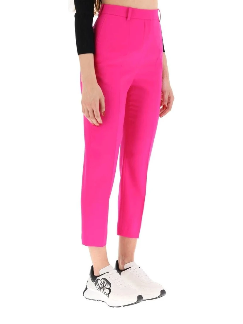 Multicolor Wool Cropped Pants