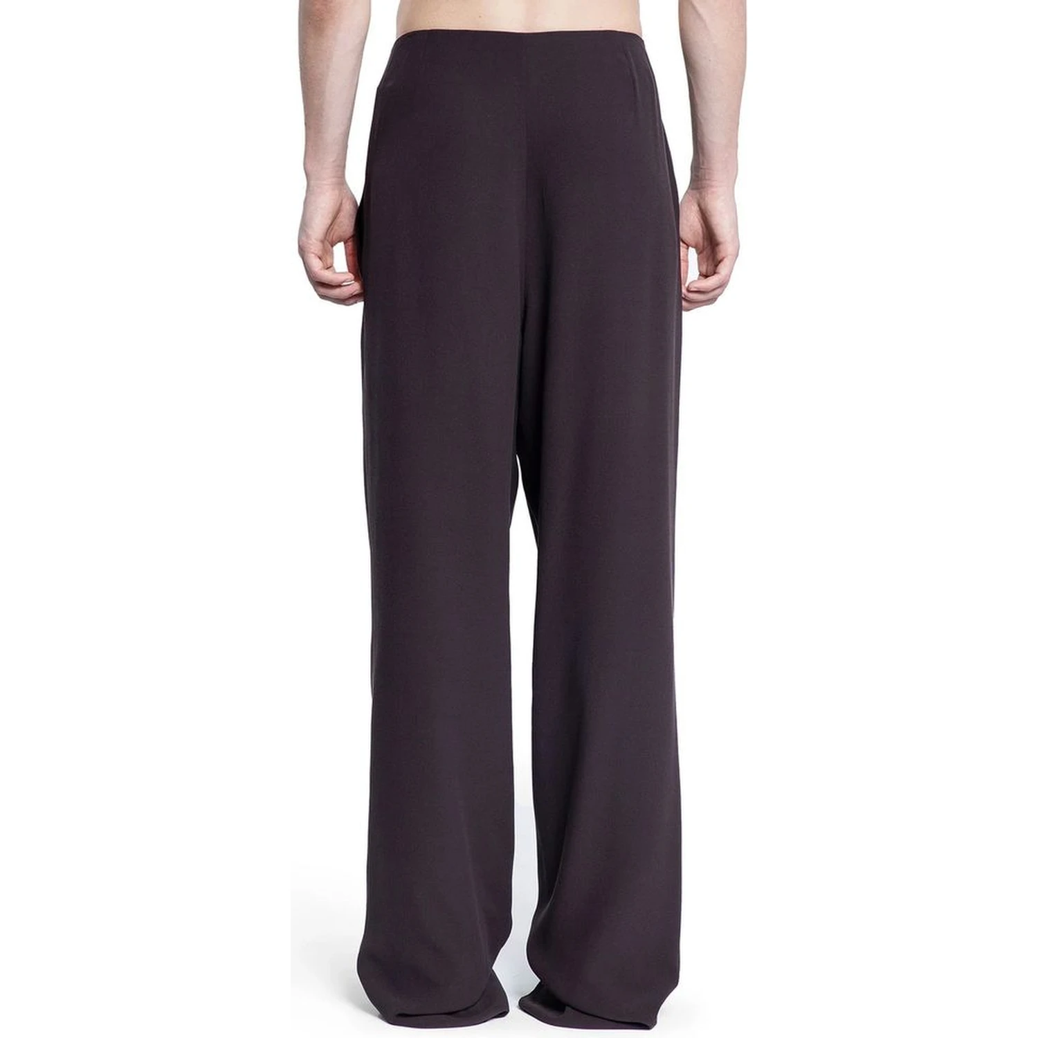 Brown Silk Dress Pants