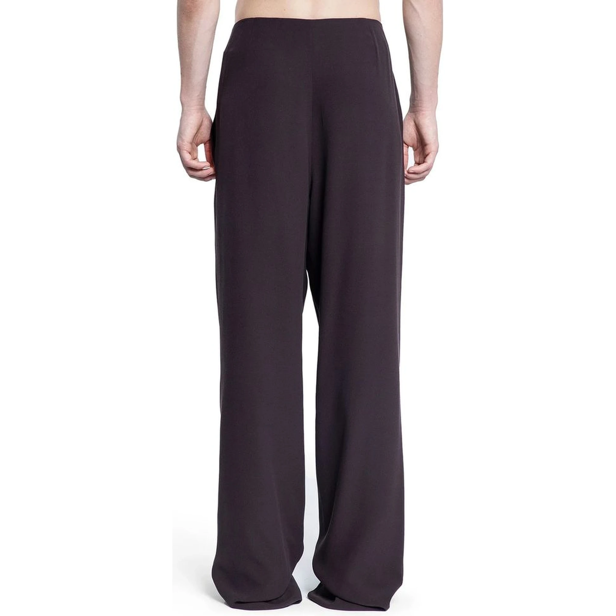 Brown Silk Dress Pants