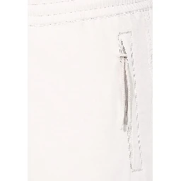 Gray Polyester Athletic Pants