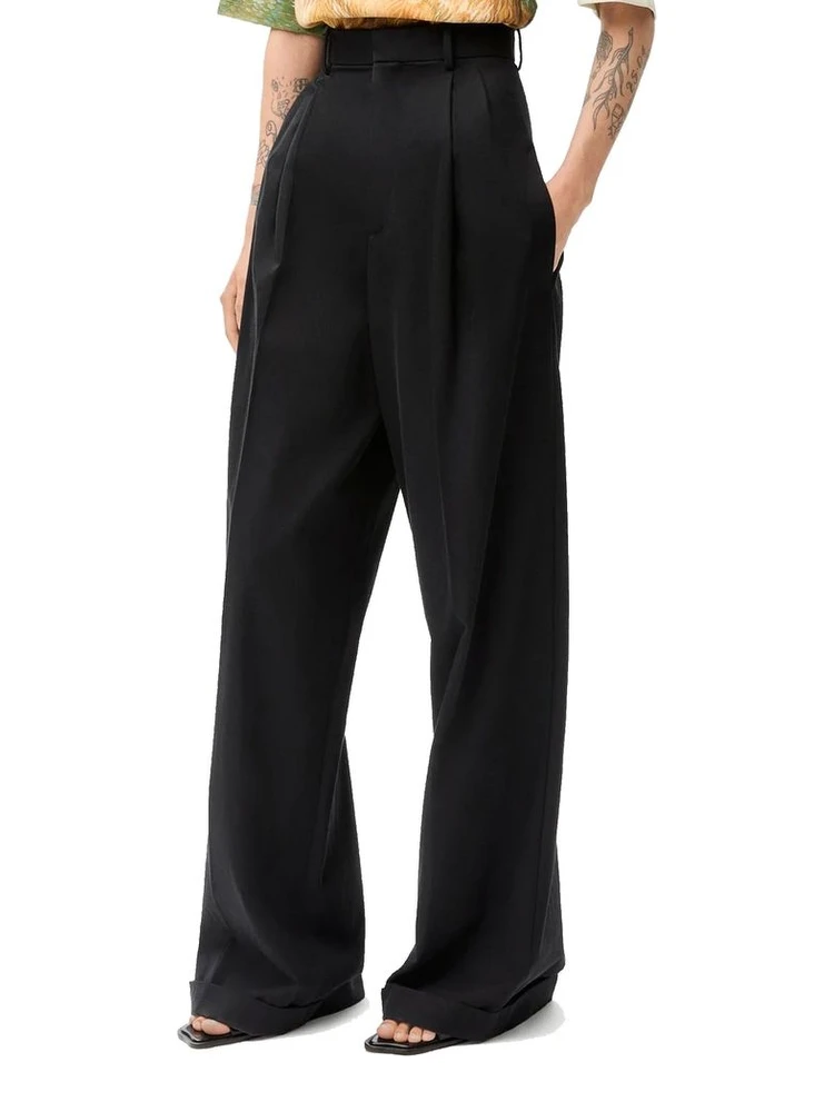 Black Cotton Casual Pants alternative
