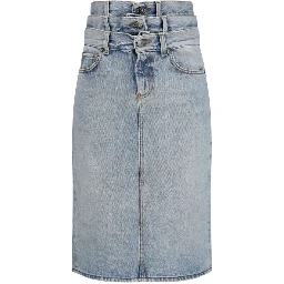 Blue Denim Skirt