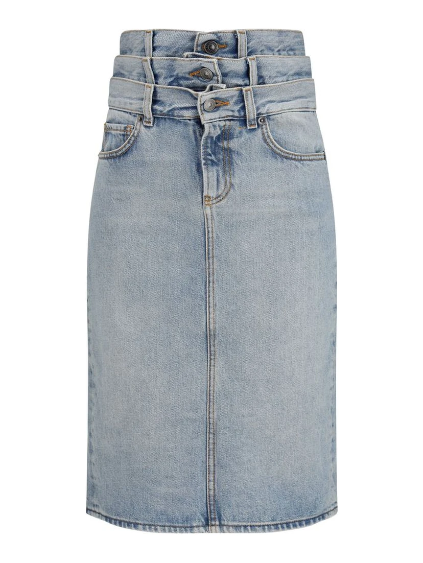 Blue Denim Skirt
