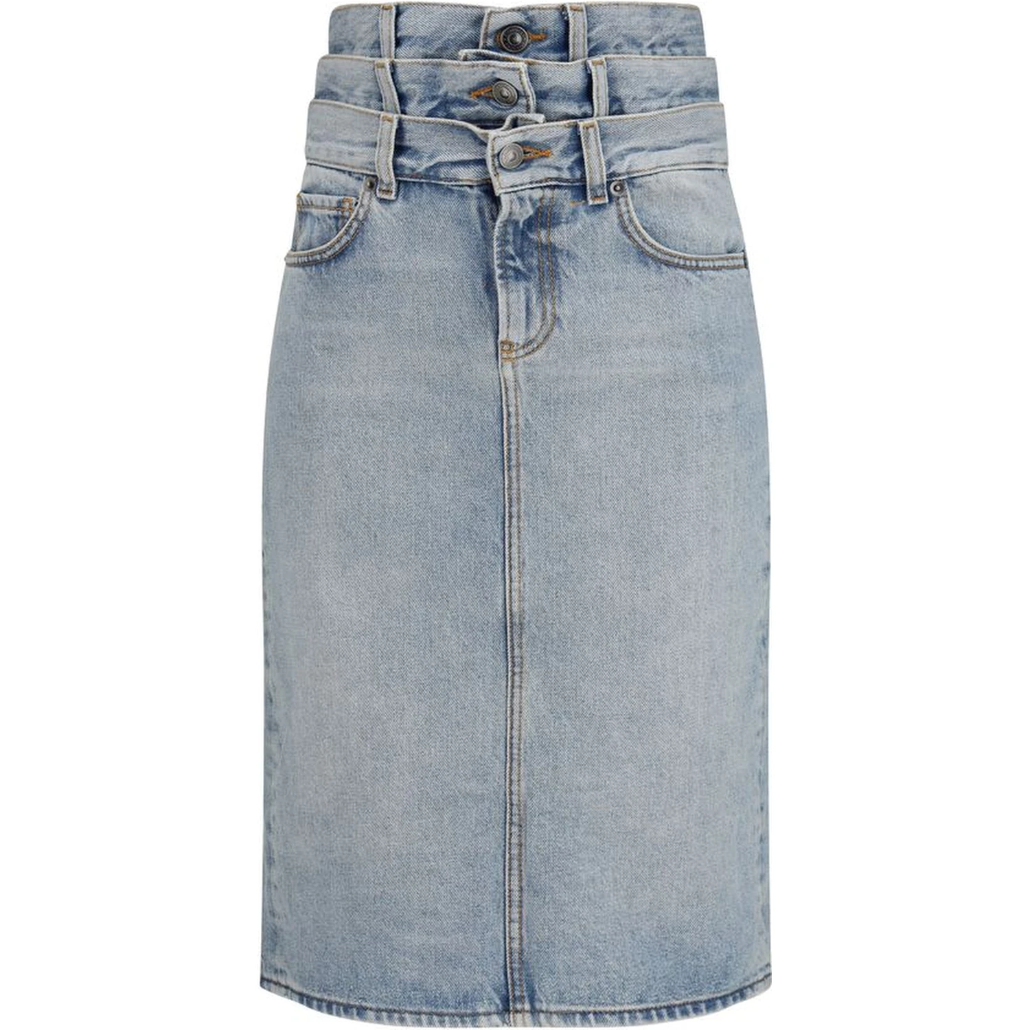Blue Denim Skirt