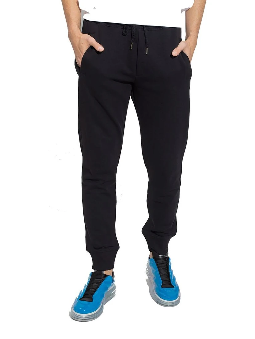 Black Cotton Joggers (Workout Pants)
