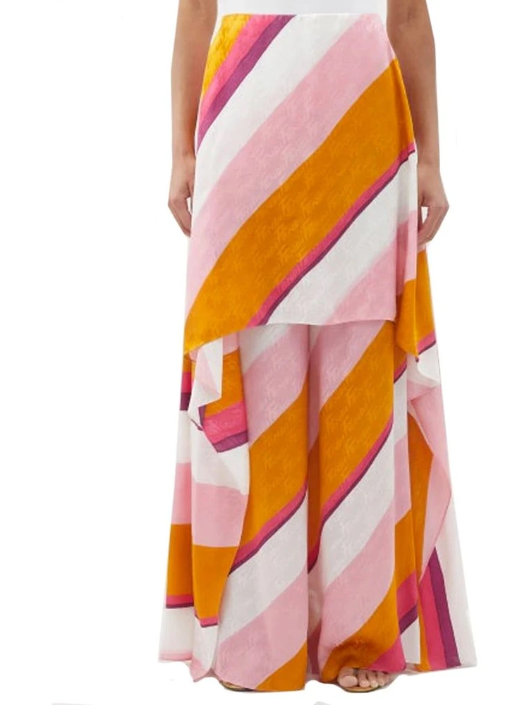 Multicolor Silk Pants alternative