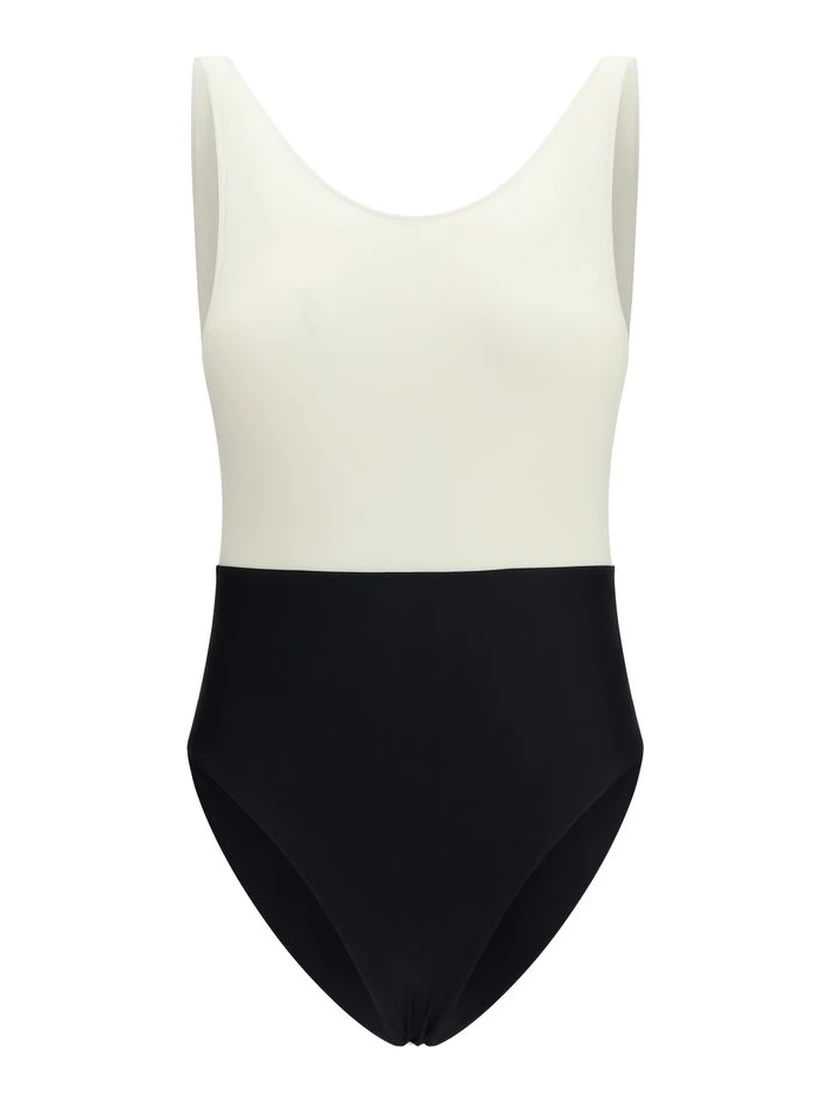 Multicolor Polyamide One-Piece Swimsuit