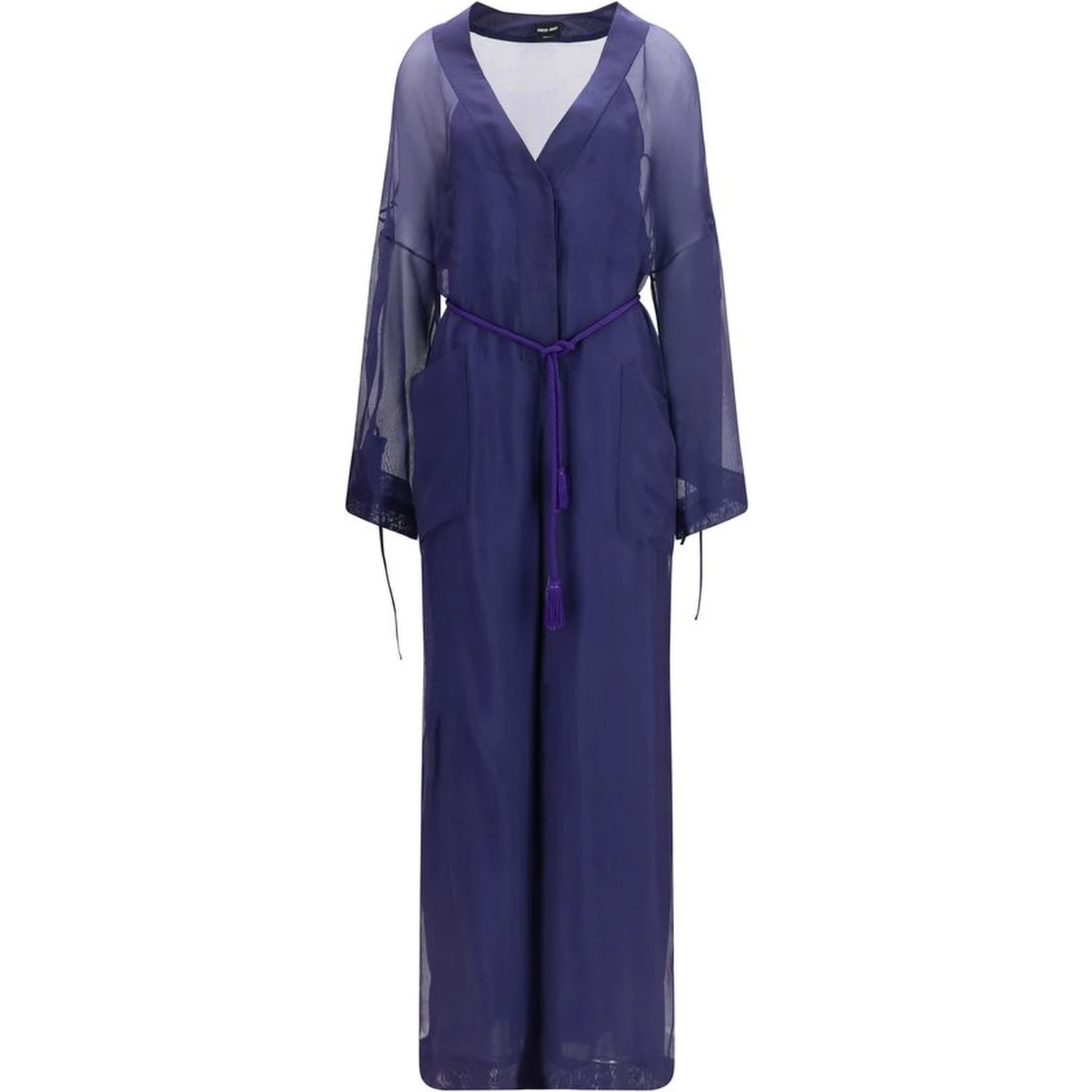 Blue Viscose Jumpsuit