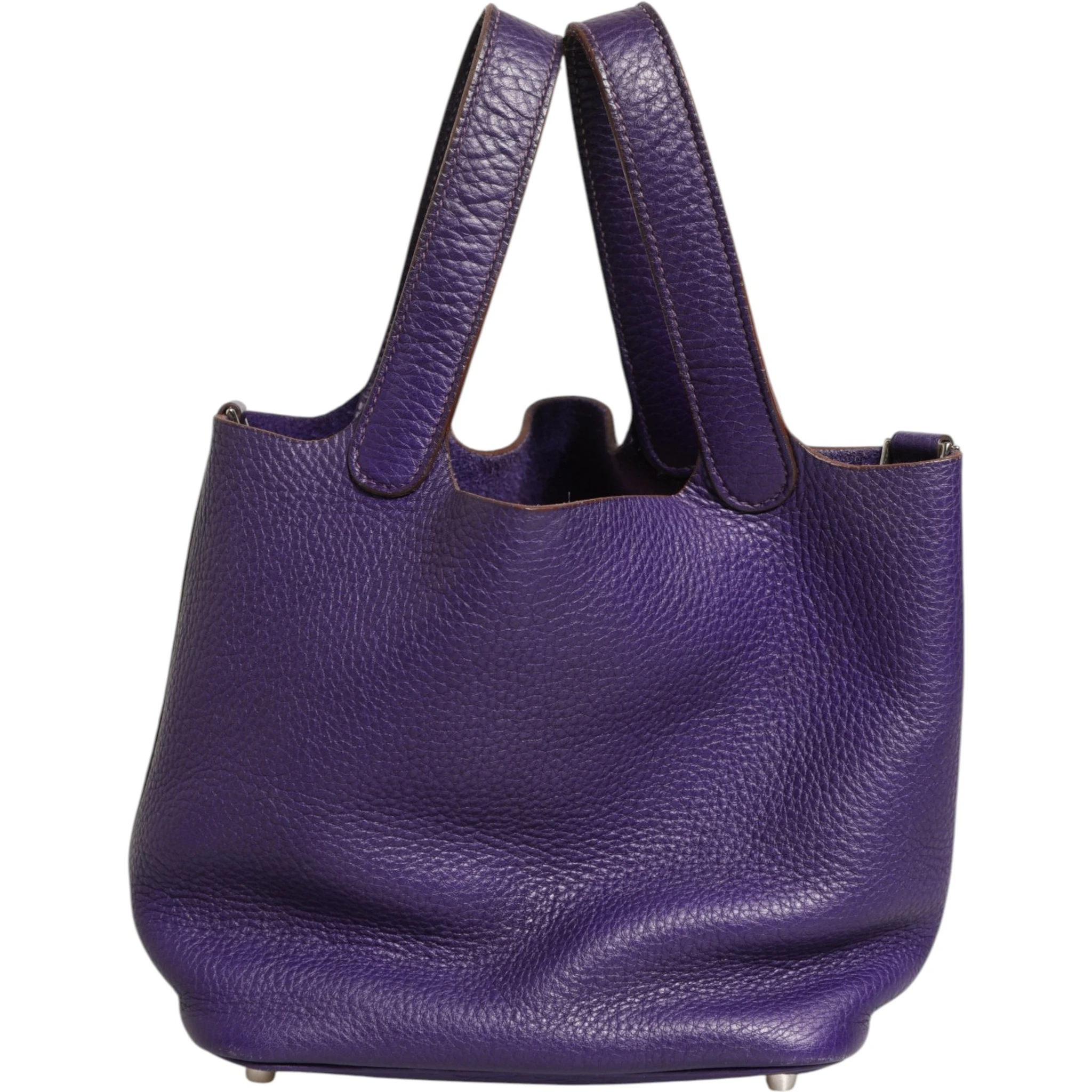 Picotin Lock PM Clemence Leather Bag