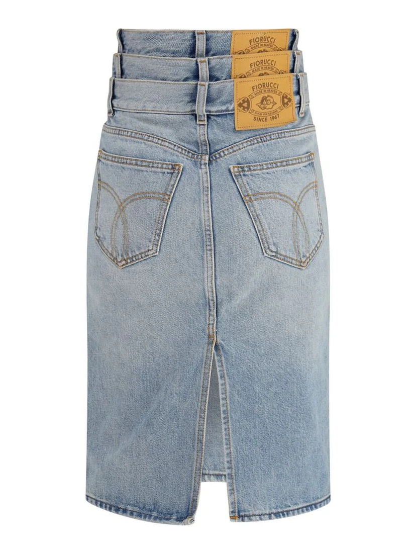 Blue Denim Skirt