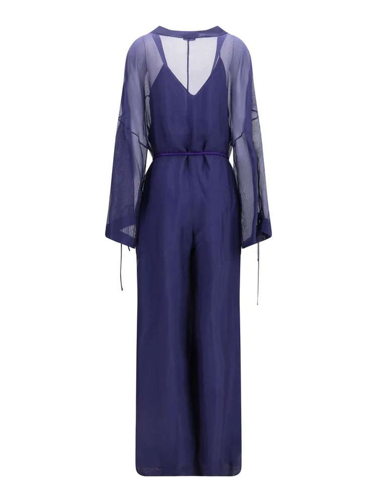 Blue Viscose Jumpsuit alternative