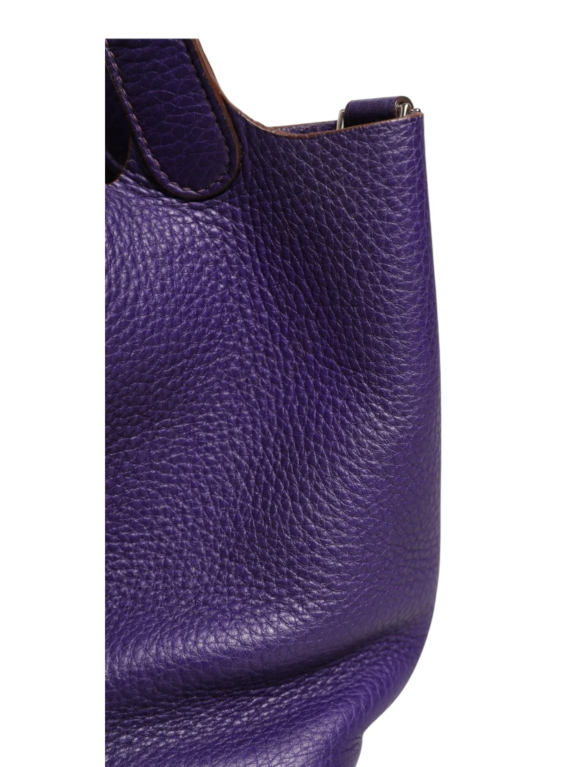 Picotin Lock PM Clemence Leather Bag