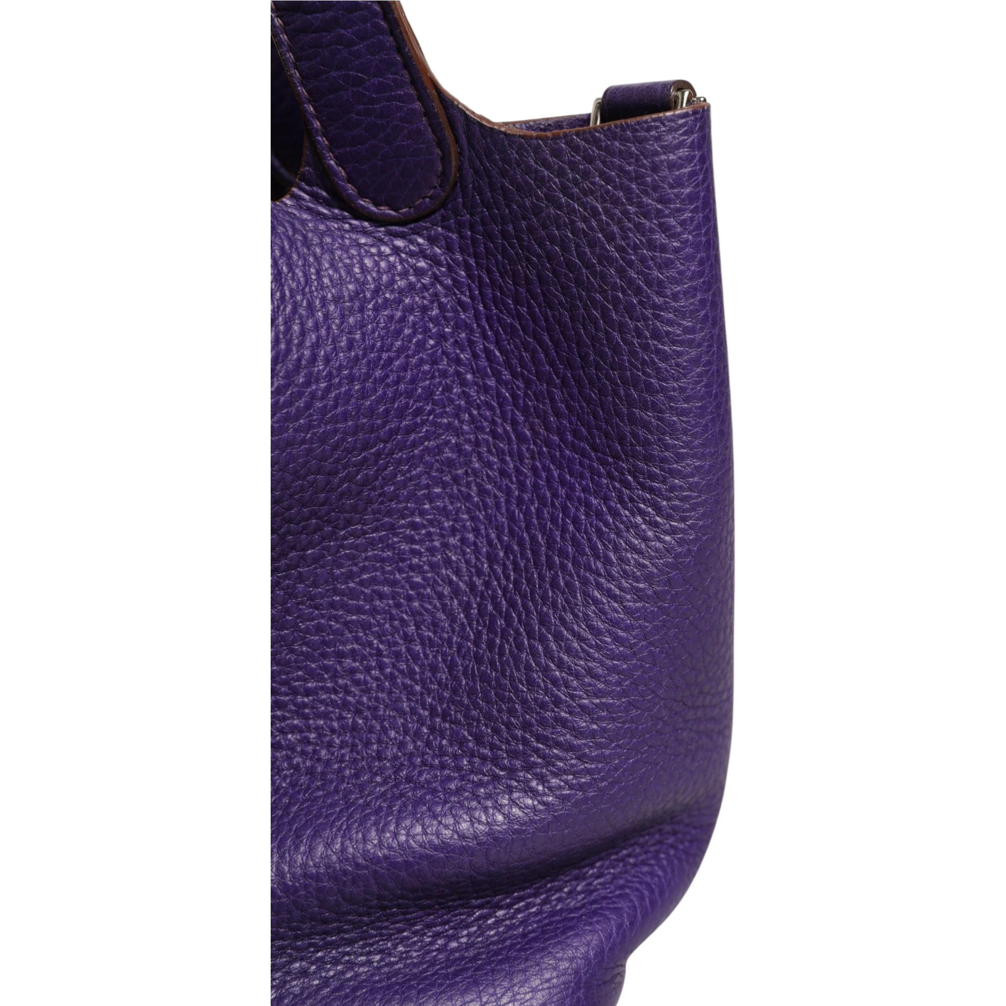 Picotin Lock PM Clemence Leather Bag