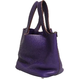 Picotin Lock PM Clemence Leather Bag