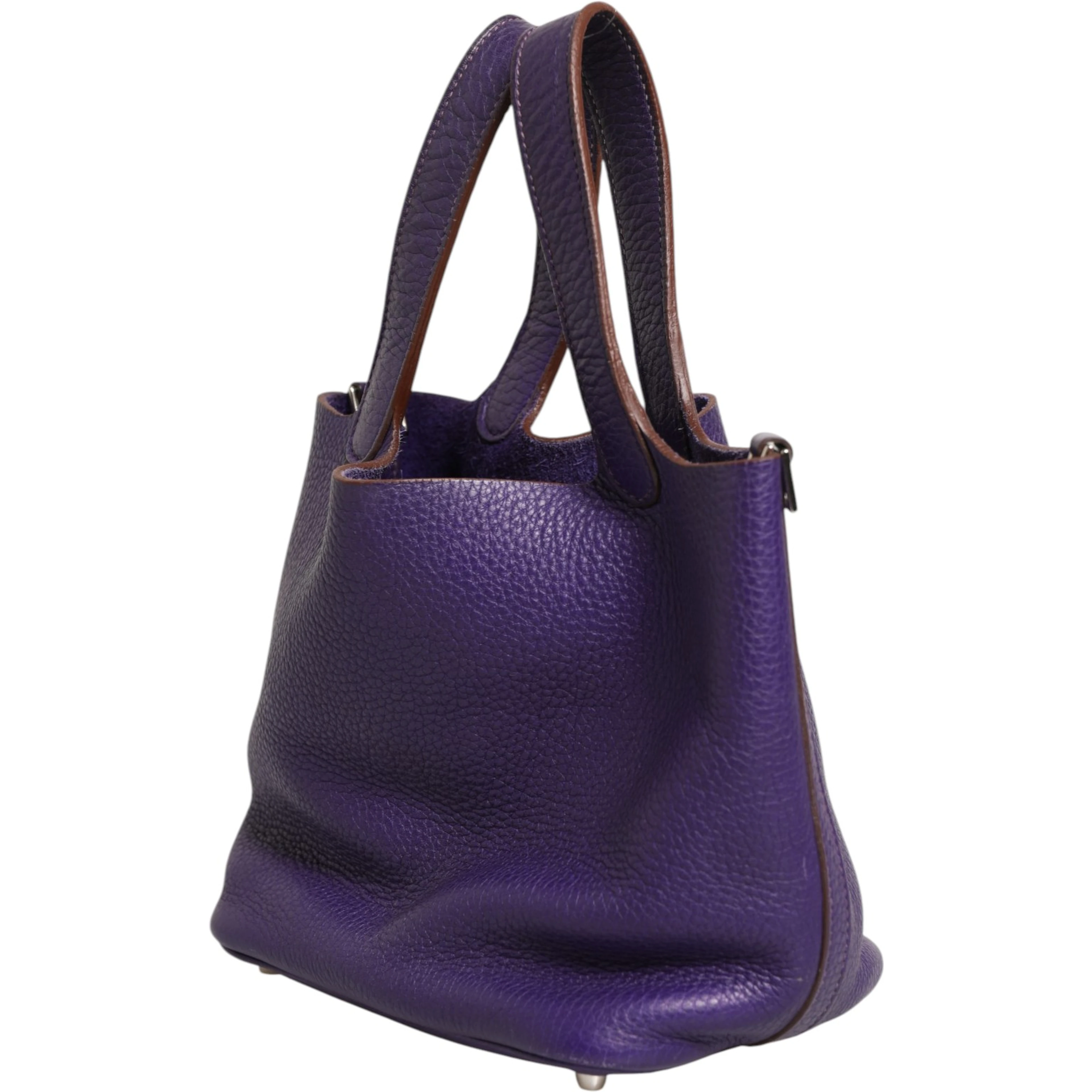 Picotin Lock PM Clemence Leather Bag