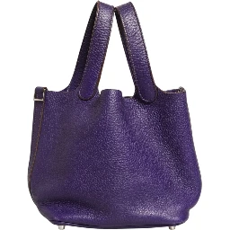 Picotin Lock PM Clemence Leather Bag