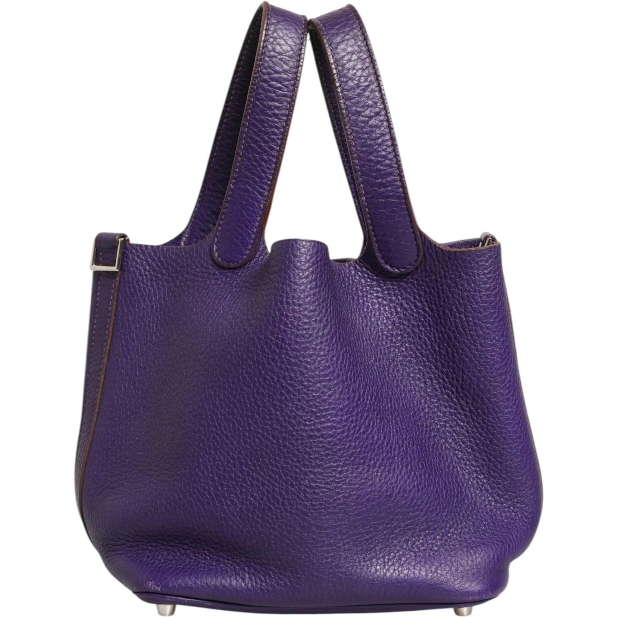 Picotin Lock PM Clemence Leather Bag