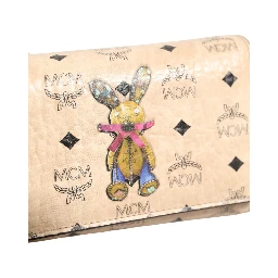 MCM Visetos Rabbit Compact Wallet