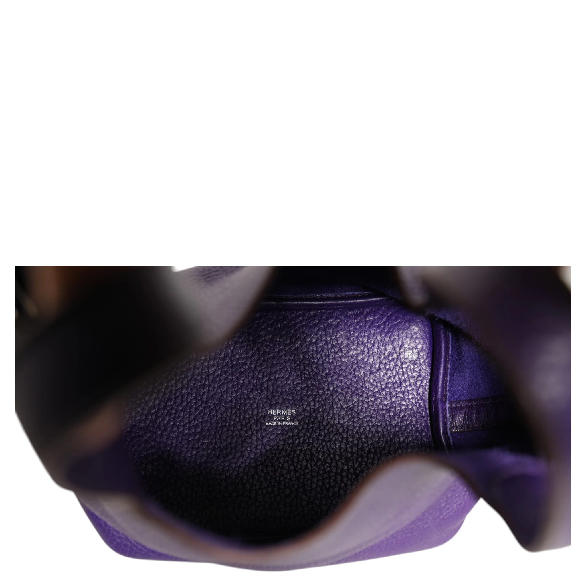 Picotin Lock PM Clemence Leather Bag